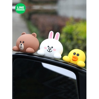 LINE FRIENDS đồ trang trí ô tô dễ thương sáng tạo phụ kiện nội thất ô tô