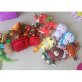 Gấu bông xi chậu hoa mon