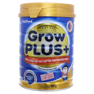Sữa bột nutifood grow plus xanh 900g