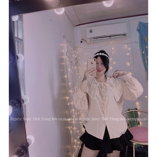 ÁO CỔ BÈO NUDE [ BIGSIZE 60-90KG]