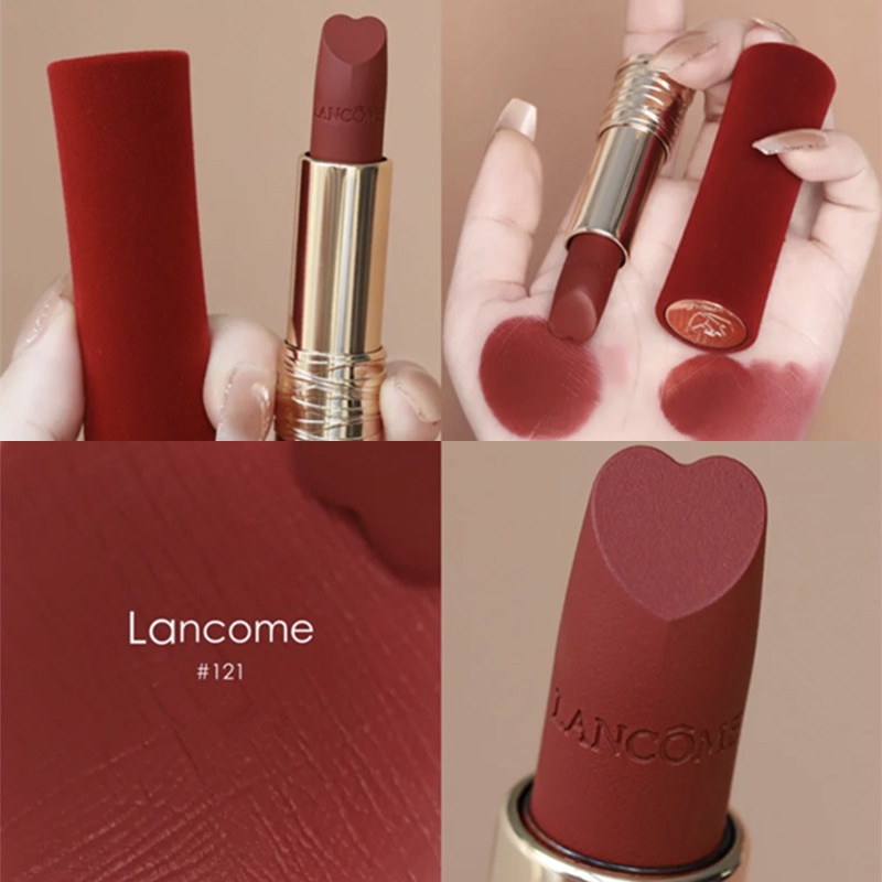 Son Lancome bản limited 2022 Vỏ đỏ nhung Lancome 121/912/295/196