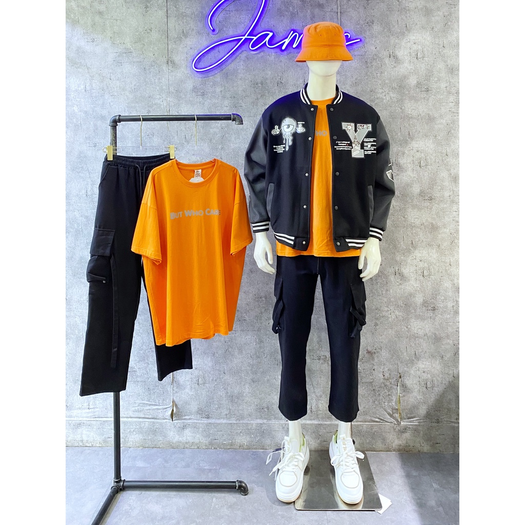 Áo khoác bomber unisex hot trend in hình hàng quảng châu cao cấp JAMES STORE - AK450