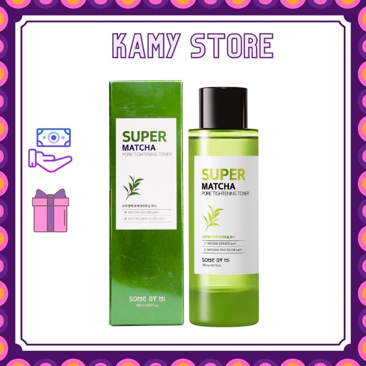 Nước hoa hồng Some By MI Super Matcha Pore Tightening Toner 150ml