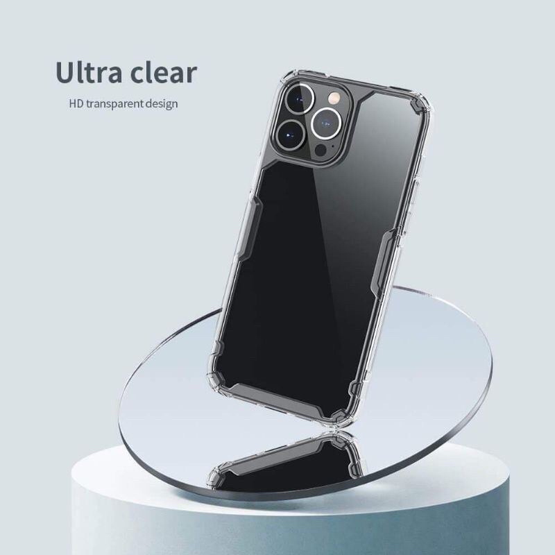 Ốp lưng trong suốt Nillkin cho iPhone 15 , 15 Pro Max , 14 ,14 Pro Max , 14 Pro , 13 , 13 Pro Max , 12 Pro Max chống sốc