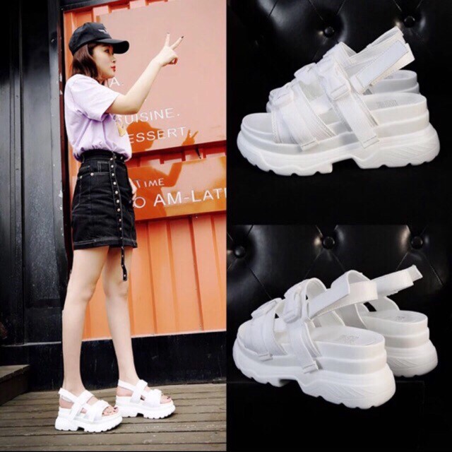 SANDAN ULZZANG ĐẾ BỰ KÈM ẢNH CHỤP THẬT