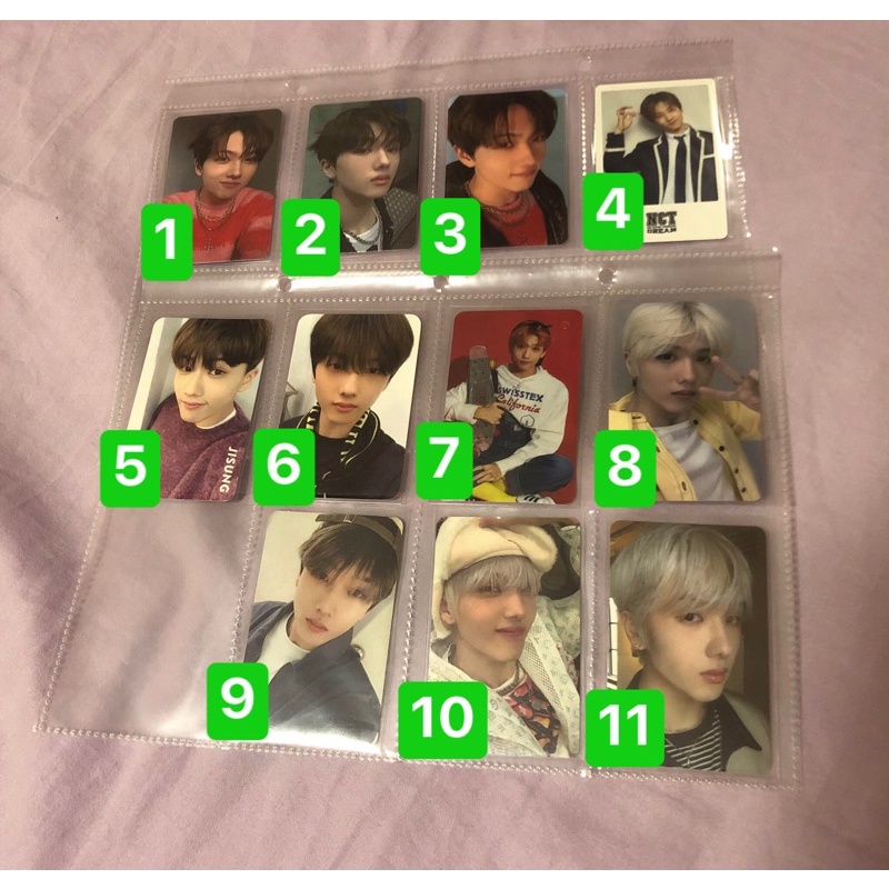 thẻ ảnh photocard Jisung NCT Dream