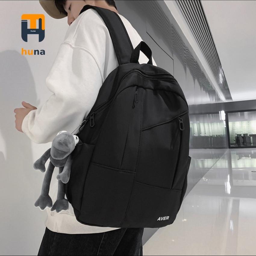 Balo đi học nam nữ HUNA Balo Nữ Đẹp ULZZANG hàn quốc chống nước nhiều ngăn đựng giấy A4 laptop 15,6 inch BL04