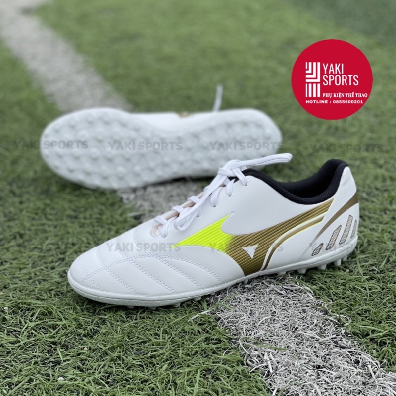 Giày đá bóng Mizuno sân cỏ nhân tạo-Khâu đế 100%-Đế Cao Su Siêu Bền