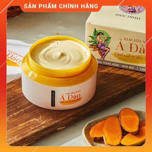 KEM SỮA NGHỆ Ả ĐÀO (Body) chiết xuất 100% Thiên Nhiên giúp Dưỡng Da Trắng Hồng - Mềm Mịn