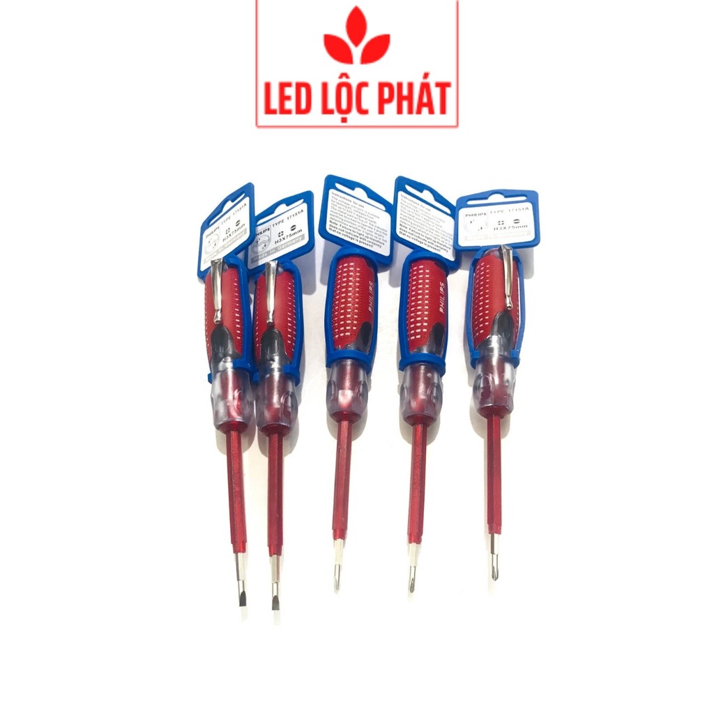 Bút thử điện, vít thử điện phi 2 đầu