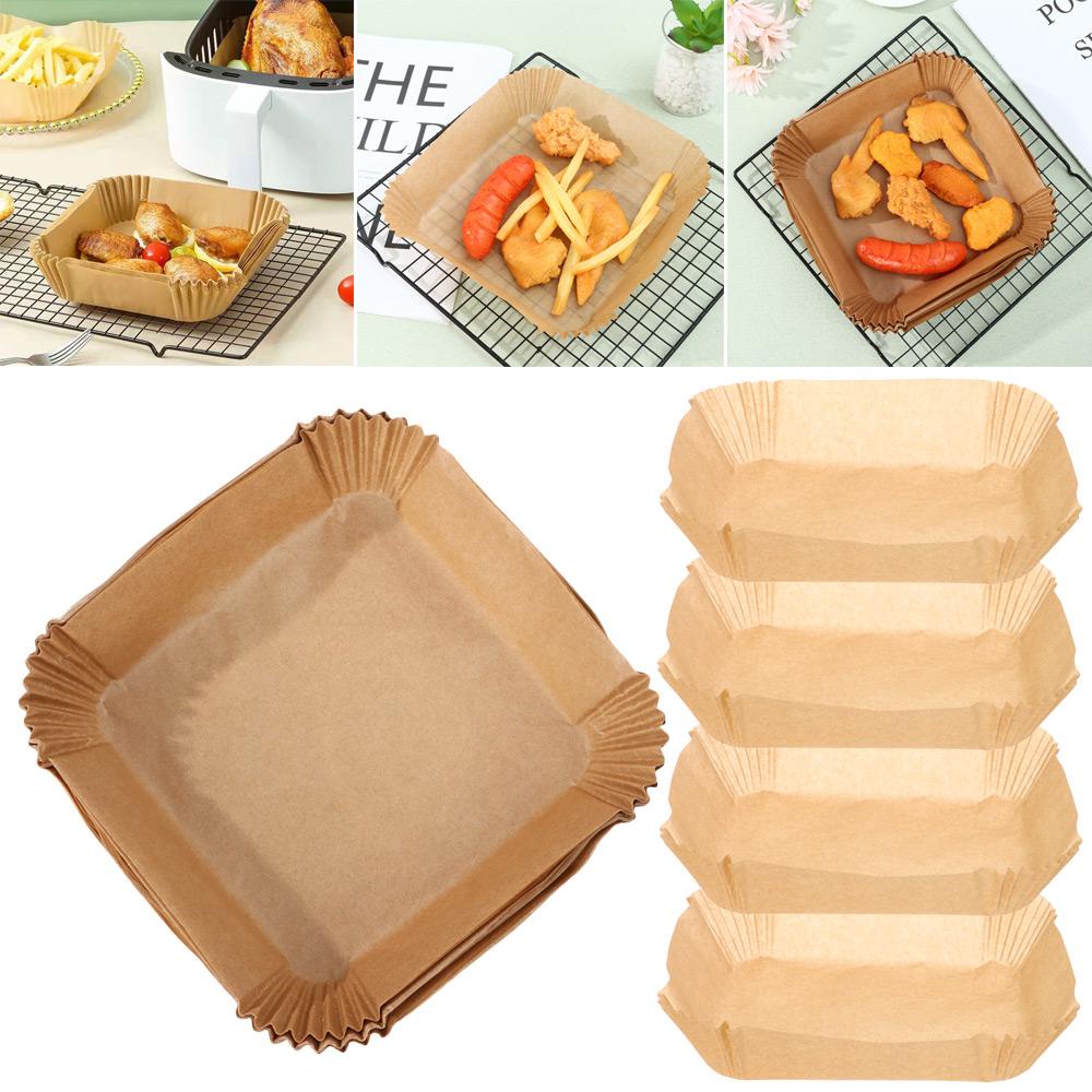 Bộ 50 Tấm Lót Không Dính Dùng Nướng Bánh Và Nồi Chiên Không Dầu Tiện Dụng
