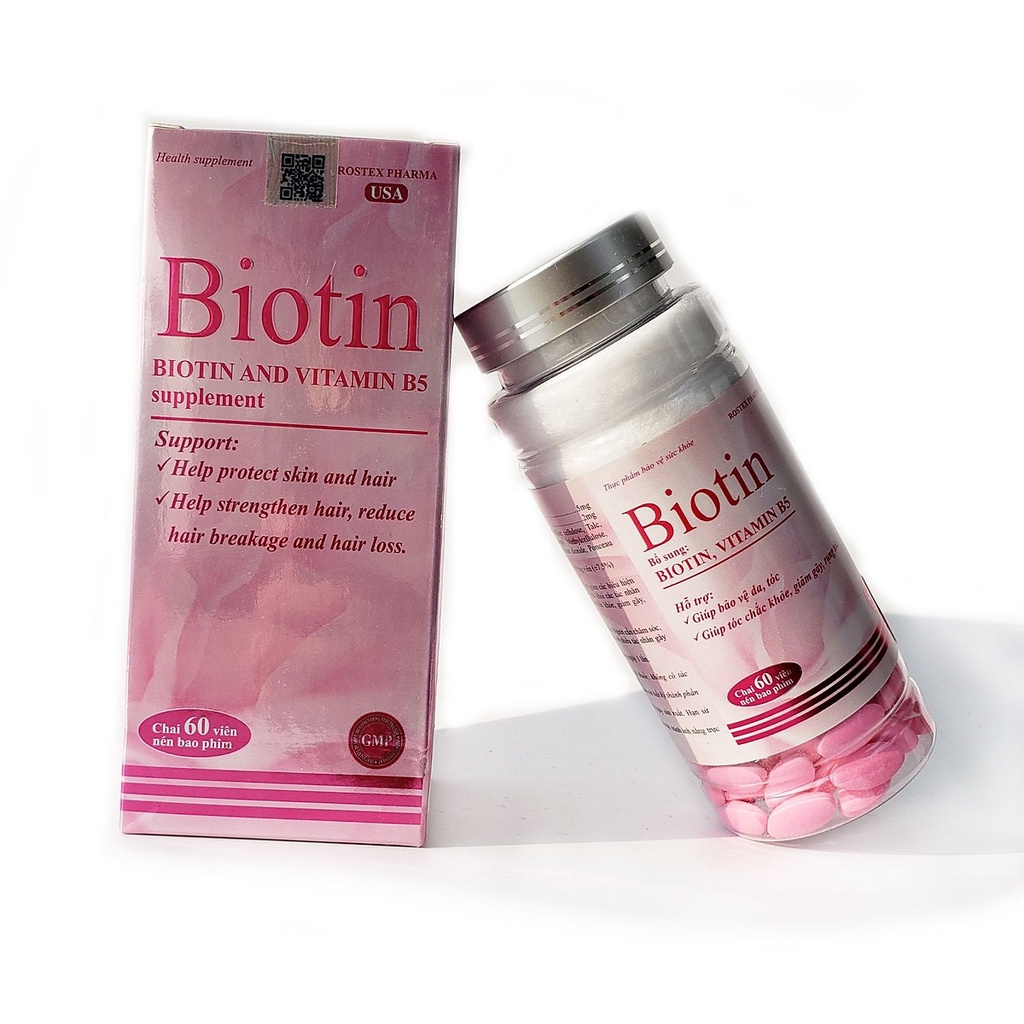 Rostex Pharma Bổ Sung Biotin Và Vitamin B5