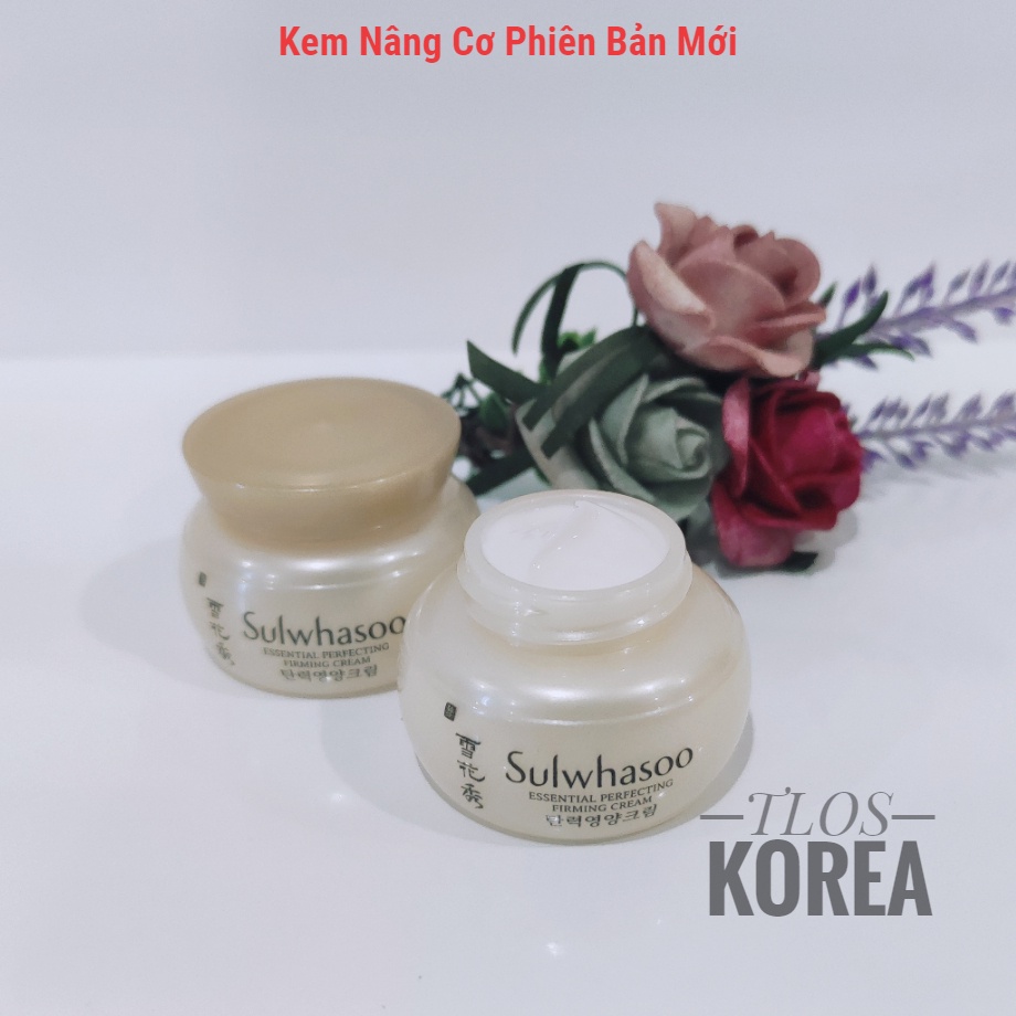 [MẪU MỚI] KEM DƯỠNG SULWHASOO GIẢM LÃO HÓA NÂNG CƠ, CĂNG BÓNG DA - SULWHASOO ESSENTIAL PERFECTING FIRMING CREAM 5ml