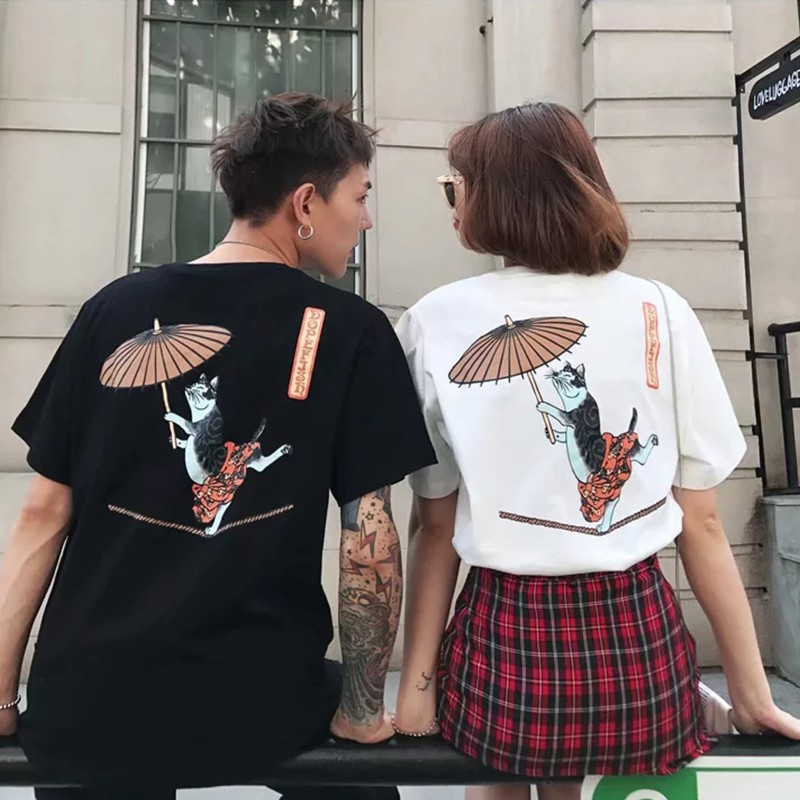 Áo Thun Ngắn Tay Phong Cách Harajuku Nhật Hàn Cá Tính | BigBuy360 - bigbuy360.vn