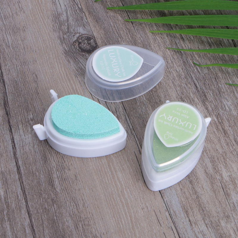Đệm Mực Mini Hình Giọt Nước Không Độc Hại An Toàn Cho Bé