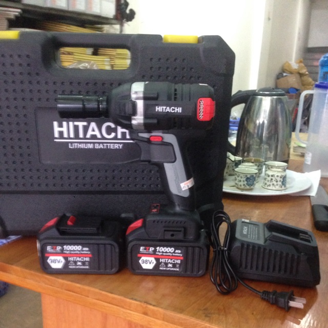 Máy xiết bulong,bắn tôn,bắt vít HITACHI - 98v. 2 trong 1