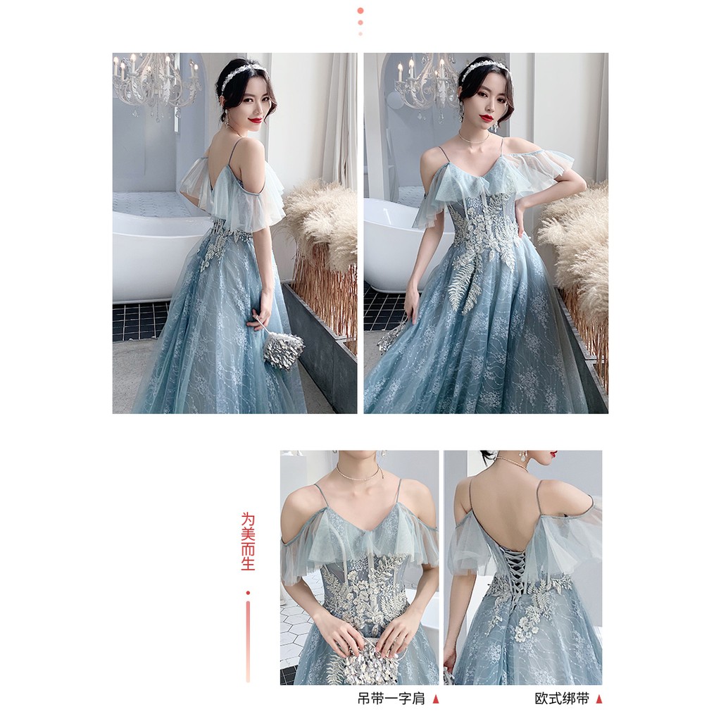 Váy đầm CAO CẤP phù dâu cưới hỏi dự tiệc size XS-3XL bigsize_wedding dress_event dress LT1116