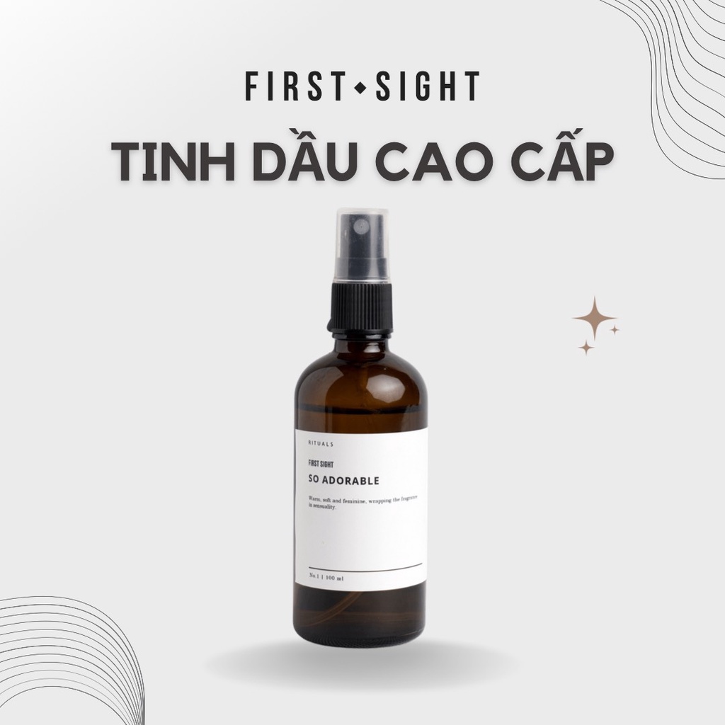 Xịt thơm phòng tinh dầu tươi mát tự nhiên So Adorable First Sight 100 ml