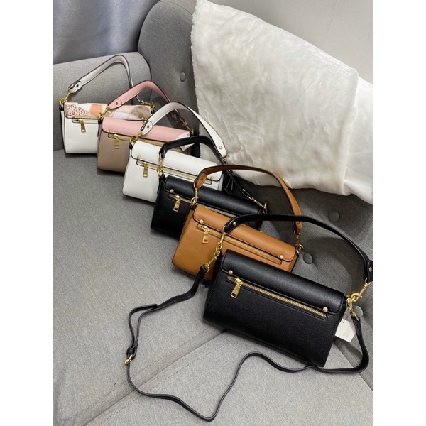 TÚI ĐEO CHÉO VÀ ĐEO VAI NỮ C0ACH SIZE 25 CÓ 2 DÂY ĐEO KHOÁ CÀI FULLBOX