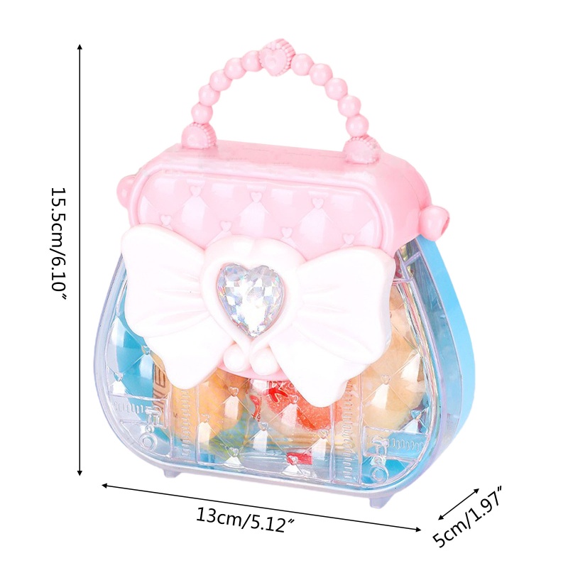 Bộ Đồ Chơi Trang Điểm Làm Đẹp Kèm Túi Trong Suốt Dành Cho Bé Gái