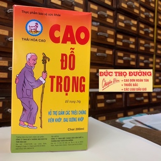 Cao Đỗ Trọng - Đau xương khớp - Đỗ trọng nhức khớp thủy