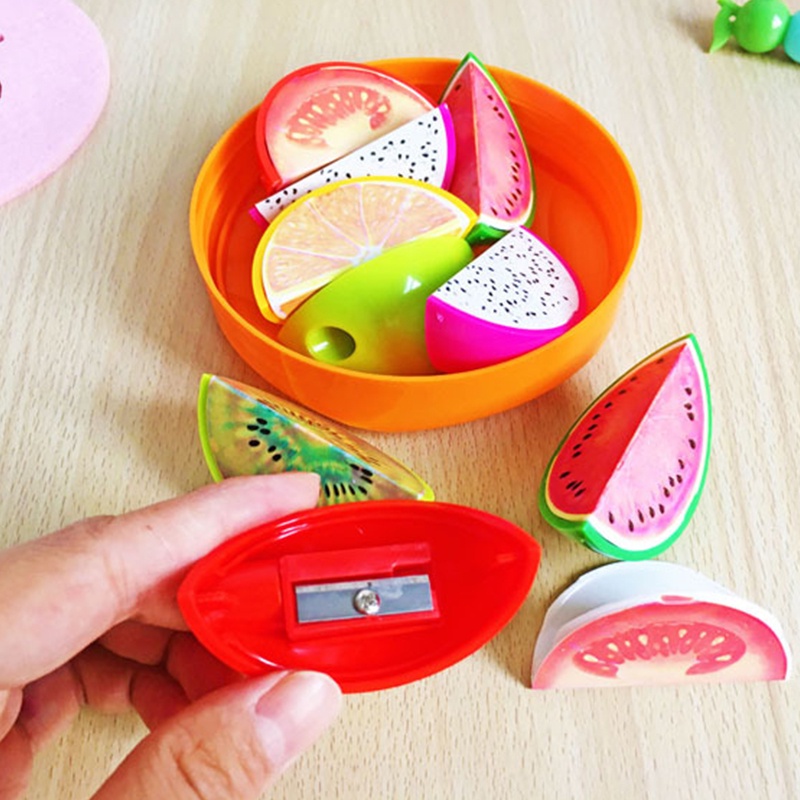 Dụng Cụ Gọt Bút Chì Tạo Hình Trái Cây Dễ Thương