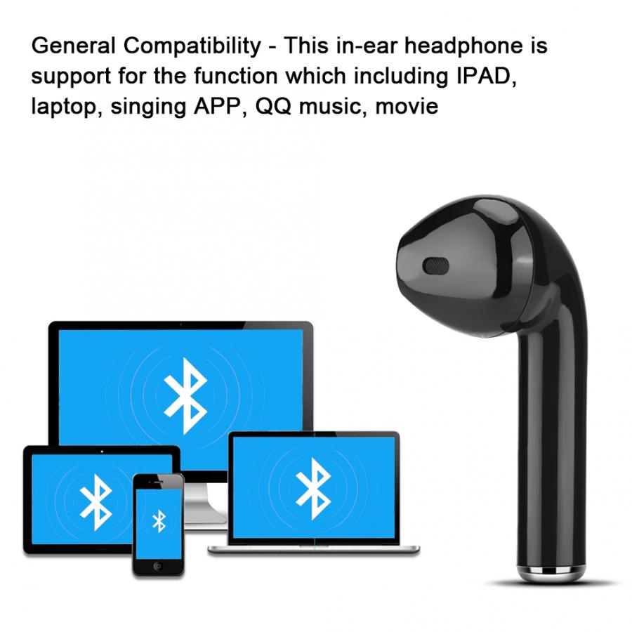 Tai nghe mini bluetooth không dây âm thanh stereo kèm mic cho điện thoại