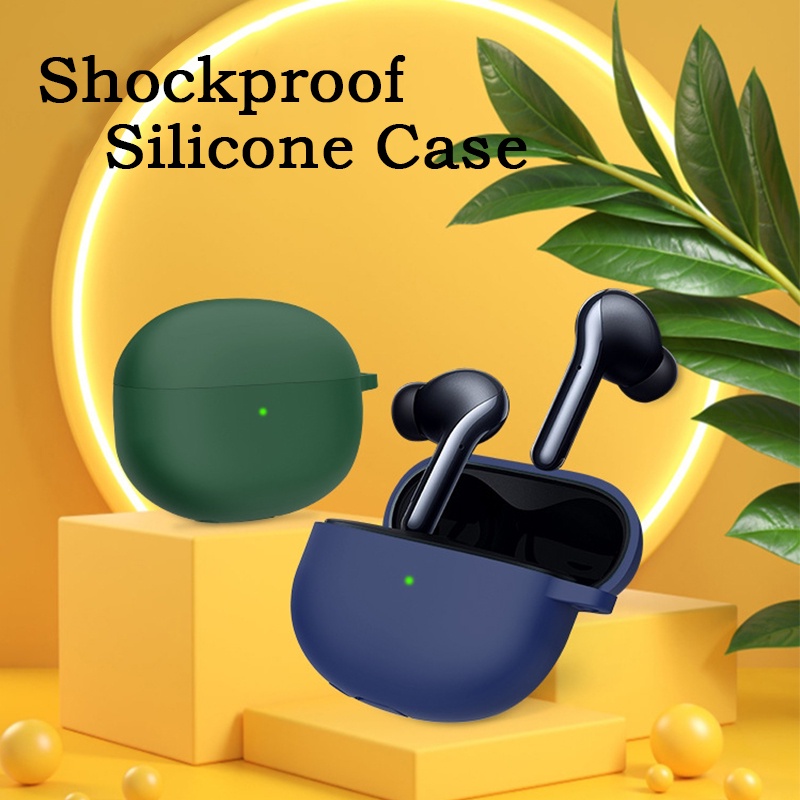 Vỏ Bảo Vệ Hộp Sạc Tai Nghe Xiaomi Buds 3T Pro Bằng Silicon Chất Lượng Cao