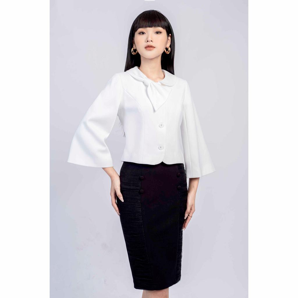 Chân váy ôm, phối lưới MMOutfit M-JU070721093