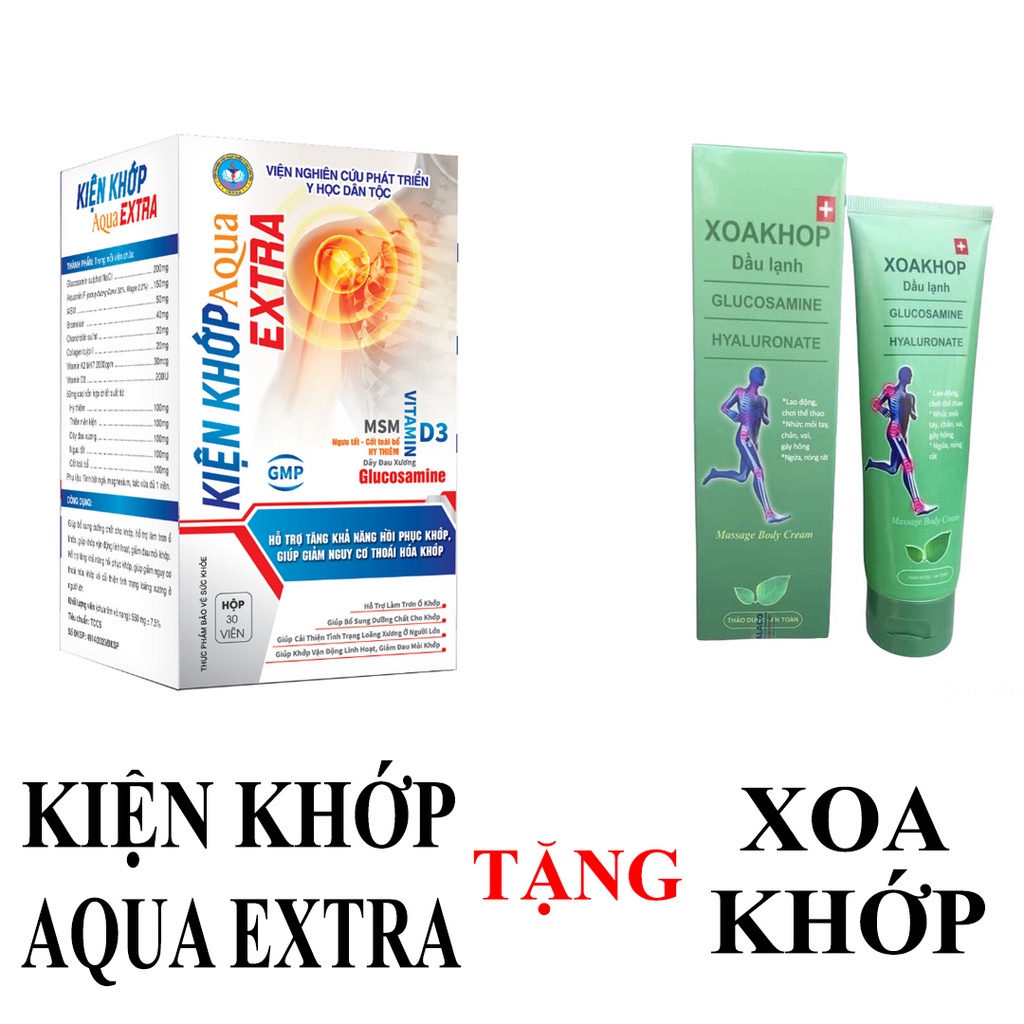 ✅ Kiện Khớp Aqua Extra - VYHDTVN [Chính Hãng] ❤️ Tặng Xoa Khớp Dầu Lạnh ✅ Kiện khớp tiêu thống không phải thuốc giảm đau