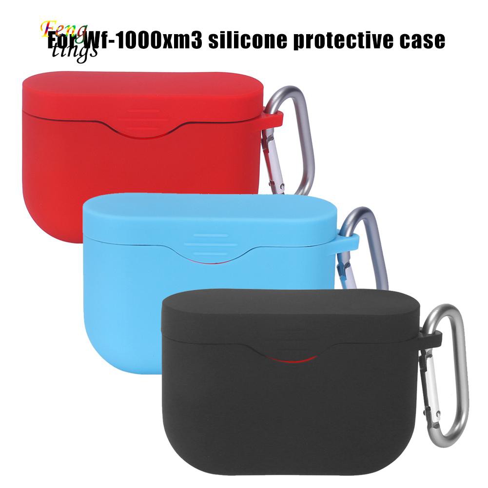Vỏ silicon bọc hộp đựng tai nghe bluetooth chống shock cho Sony WF-1000XM3