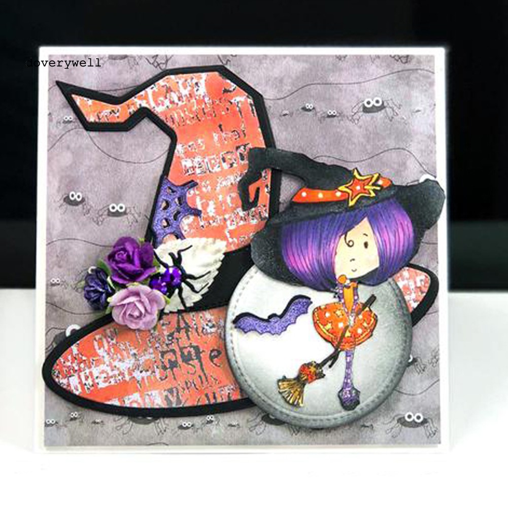 Khuôn Cắt Giấy Làm Từ Kim Loại Hình Nón Giáng Sinh Trang Trí Scrapbook