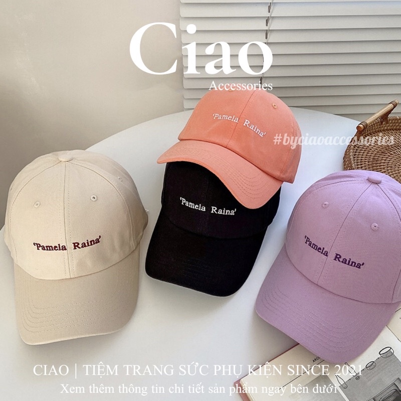 [HOẢ TỐC 1H] Nón/ Mũ vành thiết kế trẻ trung gam màu gum pastel xinh xắn trendy Pamela Ciao