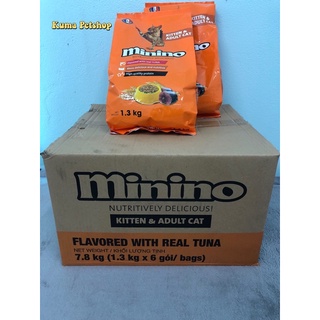 Thức ăn hạt khô cho mèo Minino vị cá ngừ 7.8kg