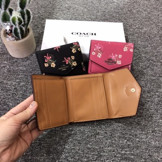 Ví Coach hoa mini