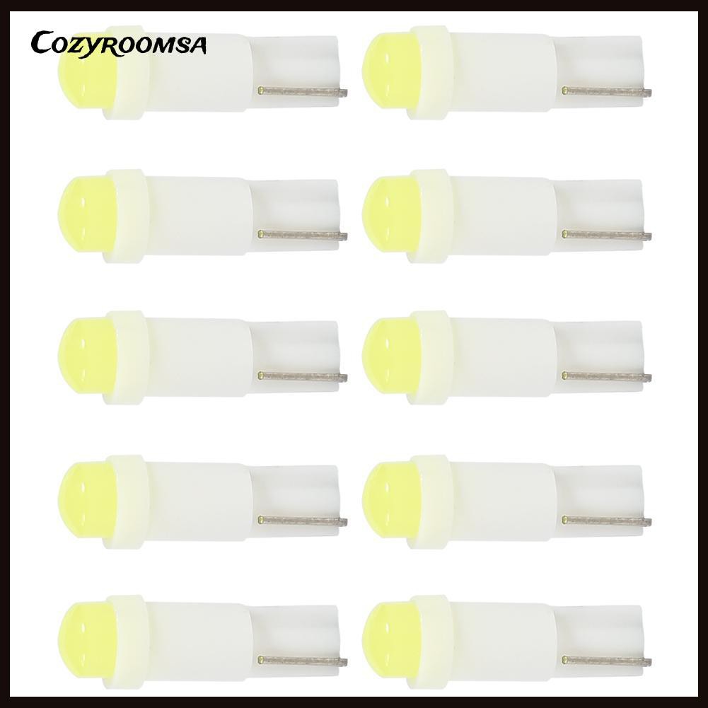 Set 10 Đèn Led T5 3d Cob Chuyên Dụng Cho Xe Hơi