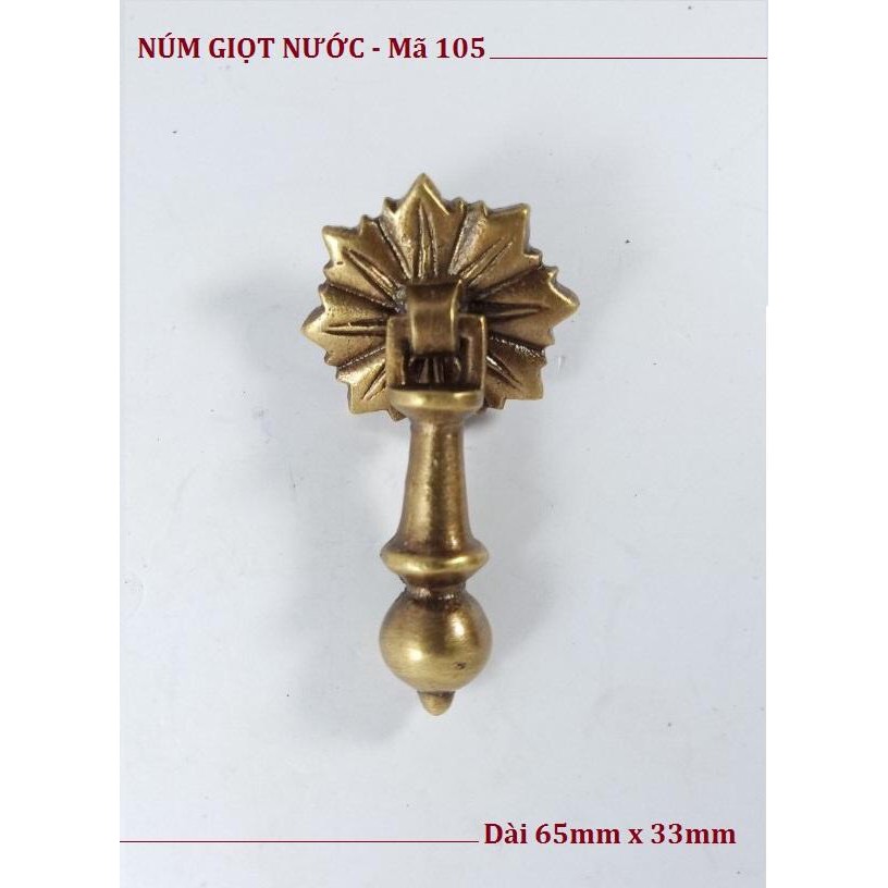 Núm tủ N116 đồng nguyên chất, tay quai lắp tủ quần áo, tủ bếp tủ trang trí, kệ tivi vô cùng đẹp, sang và chất
