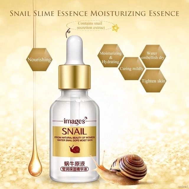 Serum dưỡng trắng mờ thâm rỗ trẻ hoá làn da giúp căng bóng tinh chất thiên nhiên ốc sên hàng nội địa Images