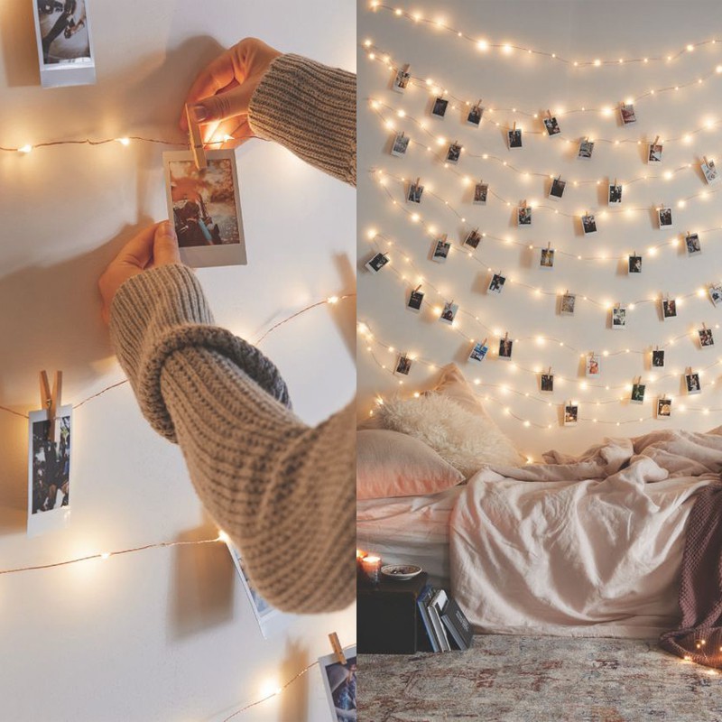 Dây đèn LED bằng đồng chống nước trang trí Giáng Sinh