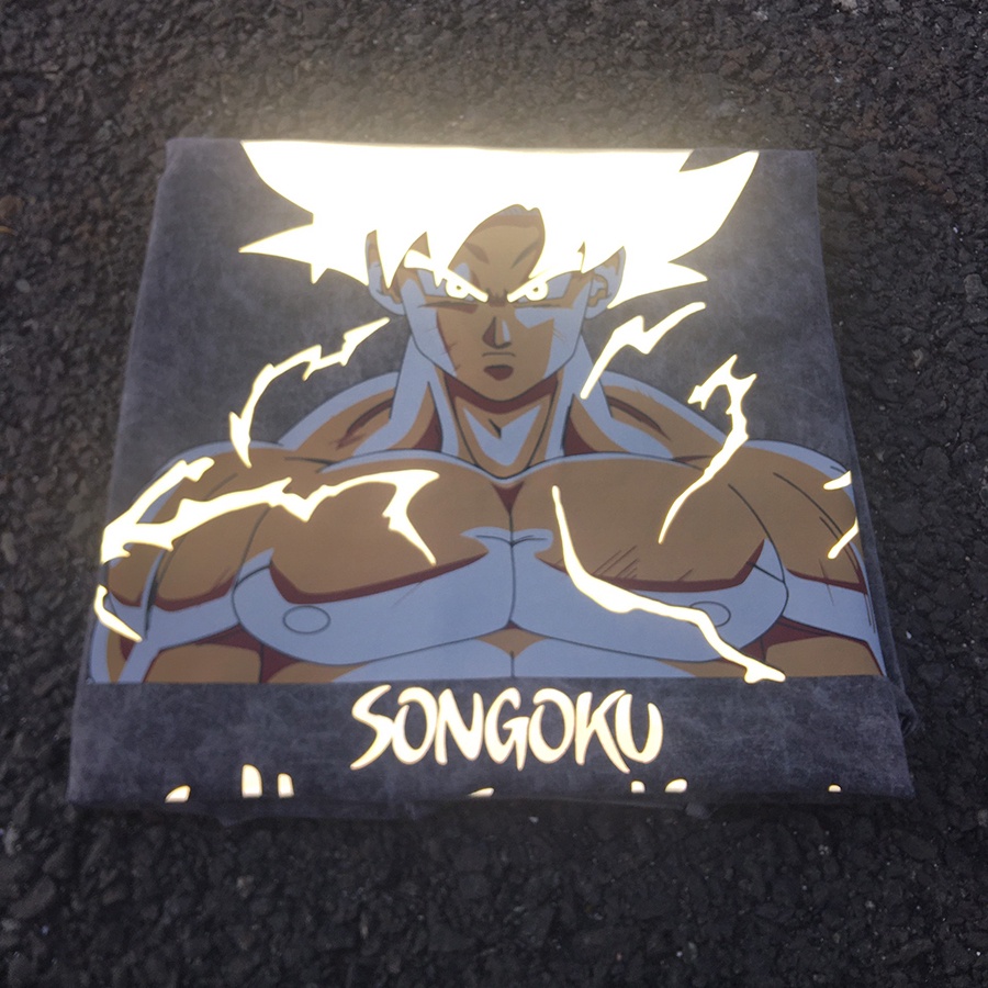 Áo thun wash xám Goku Biến Hình thiết kế độc quyền Anam Store