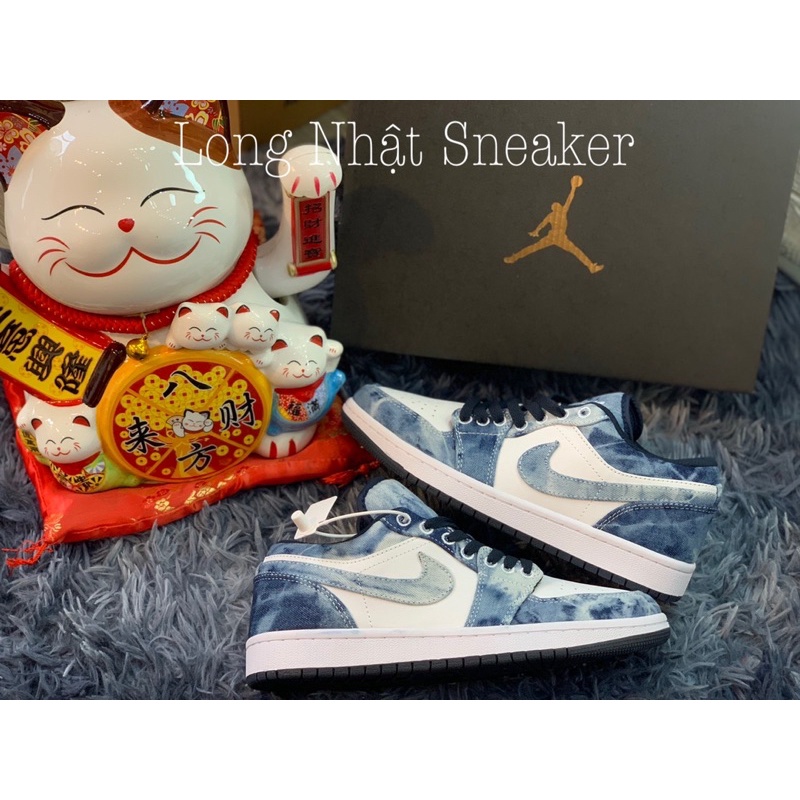 Giày Sneaker Jd Bò Loang Giày Thể Thao Nam Nữ Thấp Cổ Full Phụ Kiện