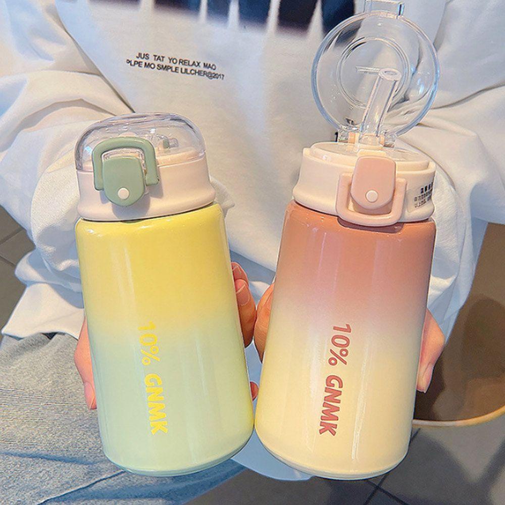 Bình Nước Giữ Nhiệt Màu Gradient Dung Tích 400ml Thiết Kế Nhỏ Gọn Tiện Dụng