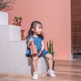 Bộ denim turban BG