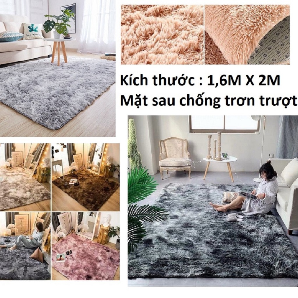 Thảm trải sàn phòng ngủ 💎SALE💎 phòng khách cho bé trải sàn nhà bali giá rẻ kích thước 1,6M x 2M tròn hình chũ nhật