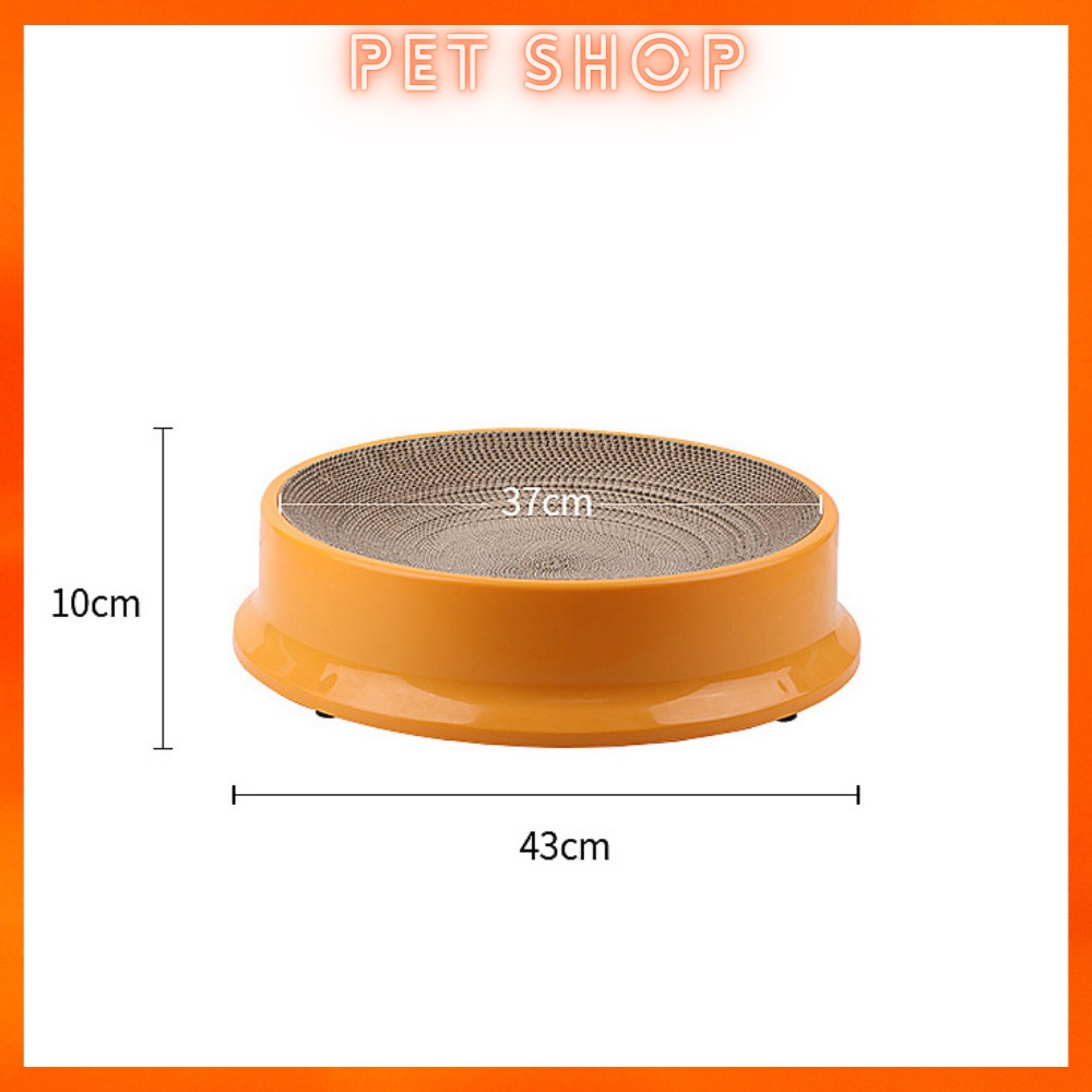 Bàn Cào Móng Size Lớn, Bàn Mài Móng Nhựa Cao Cấp Chống Trầy Xước Cho Mèo, Giúp Mèo Cưng Giảm Stress