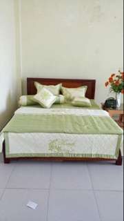 Chăn ga gối satin cotton 7 món