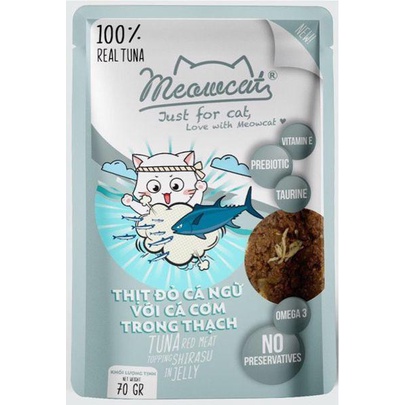 Pate mèo Meowcat 70g - 9 Vị