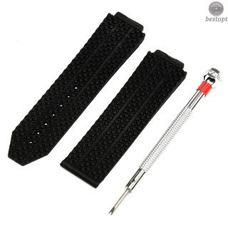 Dây đeo bằng silicon 24mm thay thế cho đồng hồ đeo tay Hublot Big Bang