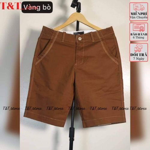 Quần Ngố Nam Quần Short Nam Kaki Mềm Mịn Màu Trẻ Trung Phong Cách Hàn Quốc-T&T_store