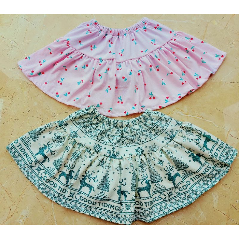 Chân váy cotton xuất dư cho bé từ 1-8 tuổi